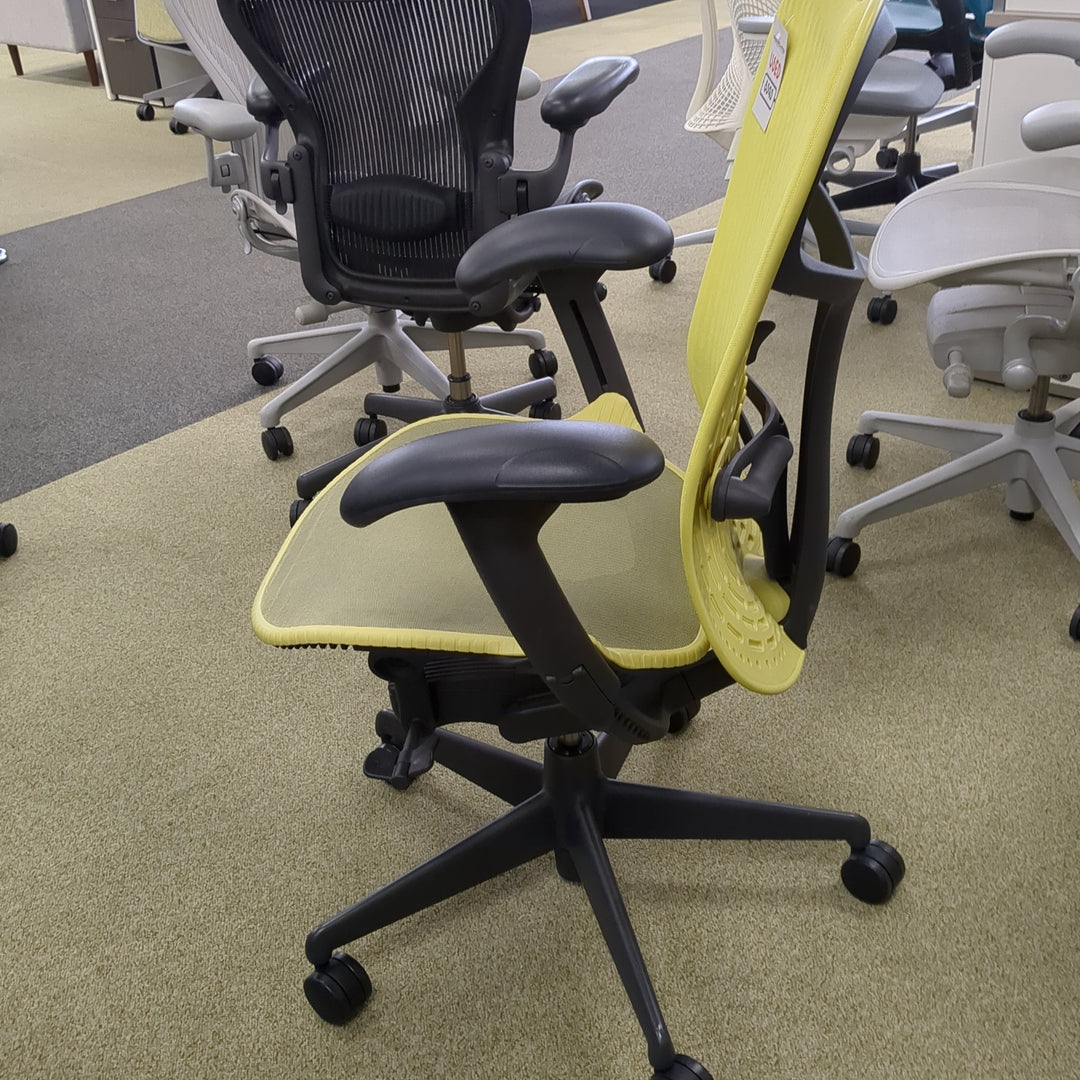 Yellow Herman Miller Mirra Chair - Product Photo 3