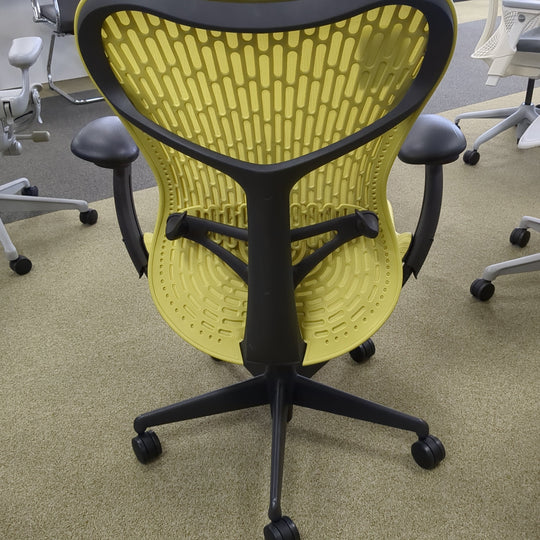 Yellow Herman Miller Mirra Chair - Product Photo 4