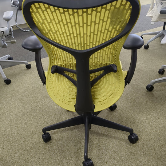 Yellow Herman Miller Mirra Chair - Product Photo 5