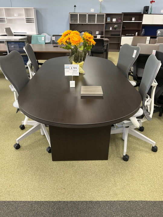 Maverick Amber Series Racetrack Conference Table 1